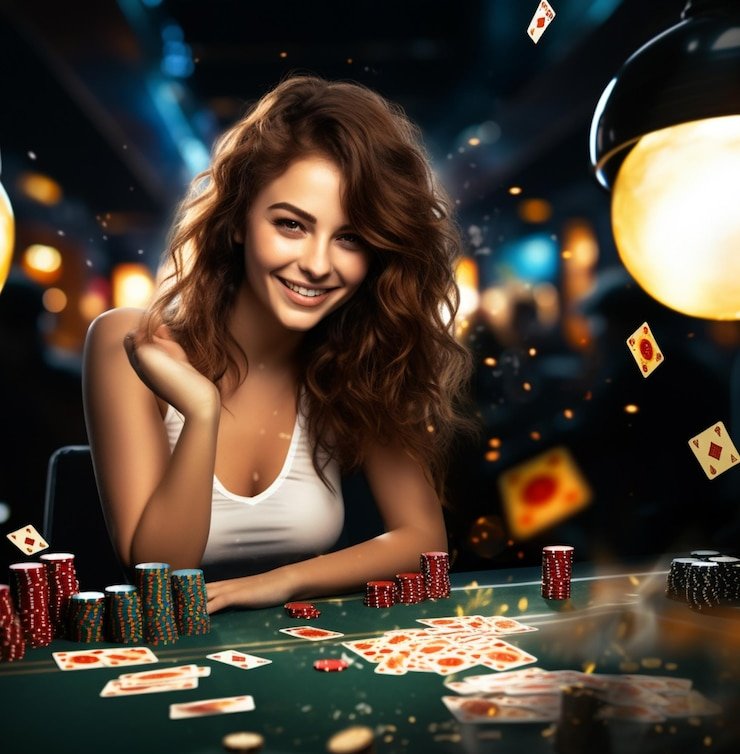 Player interface showing betting position, live cards, and chat feed during Infinite Blackjack session